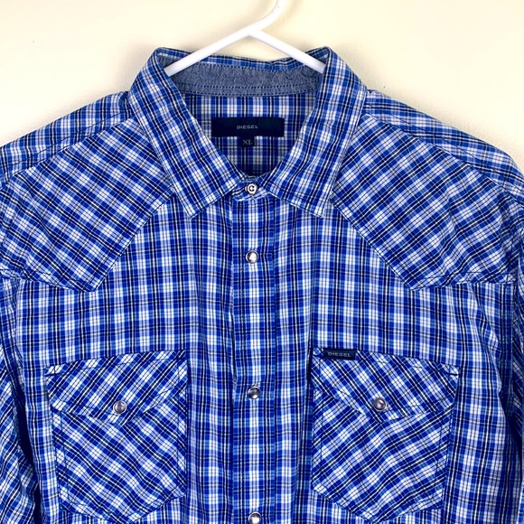 Diesel Other - Diesel Plaid Western Shirt